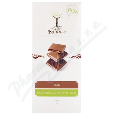 Balance Stevia mléčná bez přidaného cukru 85 g