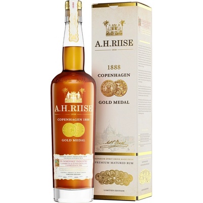 A.H. Riise 1888 Copenhagen Gold Medal 40% 0,7 l (holá láhev)