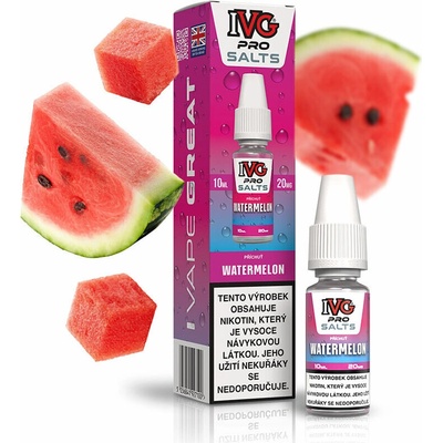 IVG Pro Salts Watermelon Ice 10 ml 10 mg