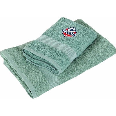 B.E.S. Petrovice osuška froté Adria s výšivkou Football 70 x 140 cm zelená – Hledejceny.cz