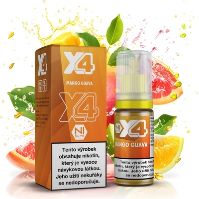 X4 Bar Juice Mango Guava 10 ml 10 mg