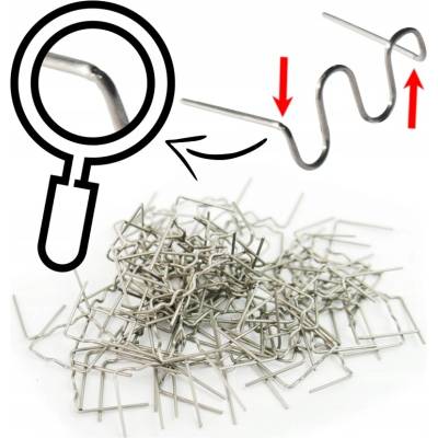 Daro Narzędzia Sponky do zváračky plastov RS26C VEĽKÁ VLNA 0,6mm PREDREZANÉ