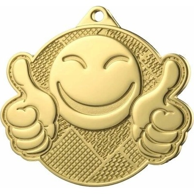 TROFEJE.sk Medaila smajlik MMC6077/Z