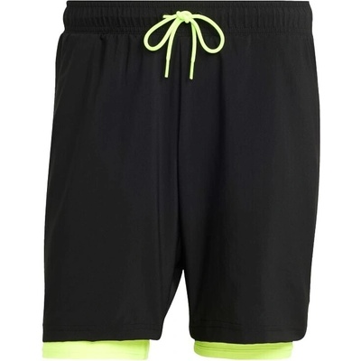 adidas Club 2In1 Short Black/Lucid Lemon