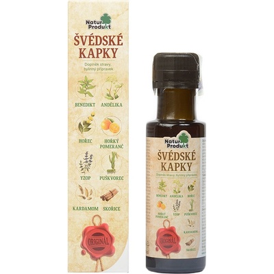 Naturprodukt Švédske kvapky 100 ml