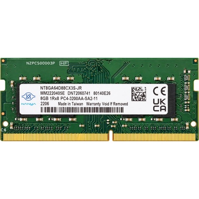 Nanya DDR4 8GB 3200MHz CL22 NT8GA64D88CX3S-JR