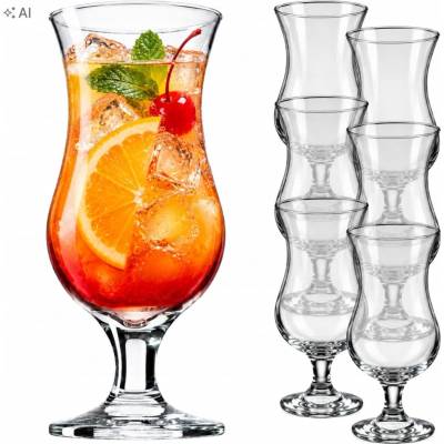 Skleničky na vodu skleničky Kadax bezbarvé 6 x 460 Ml