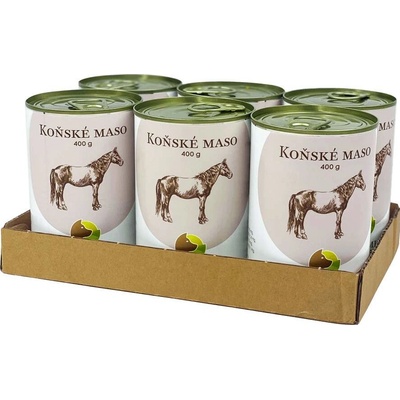 Bohemia Pet Food koňské mäso vo vlastnej šťave 6 x 400 g