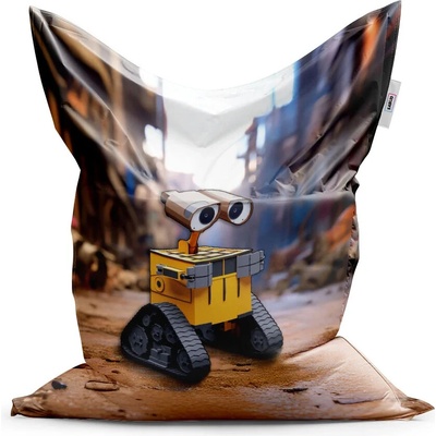 Sablio Sedací vak Wall-E robot Město - 150x100 cm
