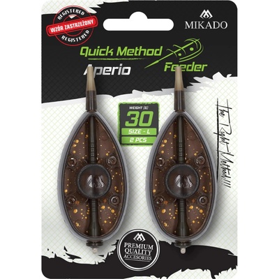 MIKADO - Krmítko Quick Method Feeder Aperio veľ. L 40 g 2 ks