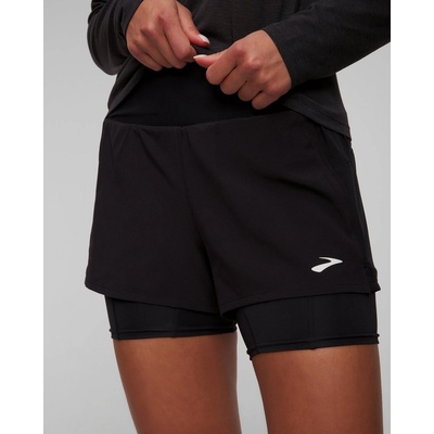 Brooks High Point 3" 2in1 Short W černá