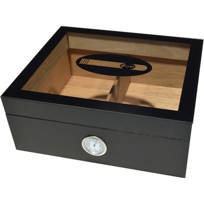 SLEVA! Humidor na doutníky Black