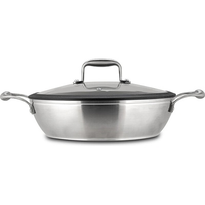 Nava Nerezová pánev servírovací s keramickým povrchem Elegance 28 cm