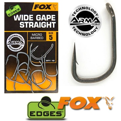 Fox Edges Arma Point Wide Gape Straight vel.4 10 ks