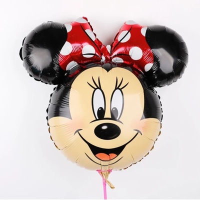 G4Y Fóliový balónek Minnie nebo Mickey Mouse 76cm Minnie červená