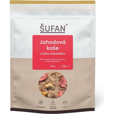 Šufan Jahodová kaše s bílou čokoládou 250 g – Hledejceny.cz