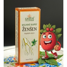 Grešík Ženšen bylinné kapky 50 ml