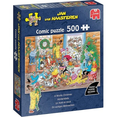 JUMBO JvH Vlněné vánonční svátky 500 dílků