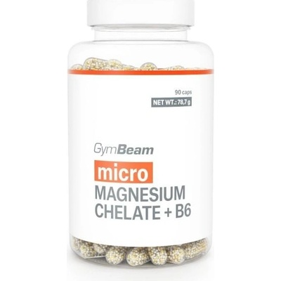 GymBeam Mikro Magnézium Chelát + B6 90 tablet