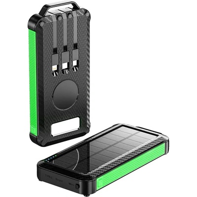 BOT SP4 1 panel 10000mAh s kabely Zelená