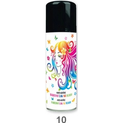 Anděl smývatelný barevný lak na vlasy černý 125 ml