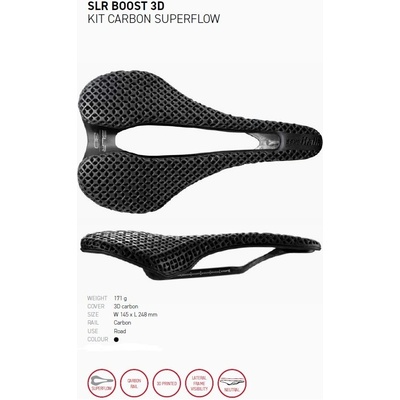 Selle Italia SLR Boost Kit Carbonio Superflow černé