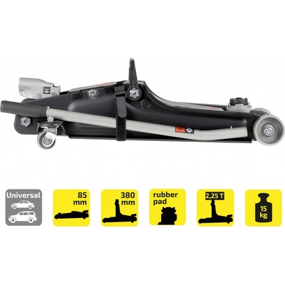 Alca/Heyner Hever hydraulický nízký pojízdný UltraLowLift PRO 2250 kg 347020
