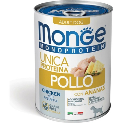 Monge Adult Dog Fruit Monoprotein kuracie mäso s ananásom 400 g