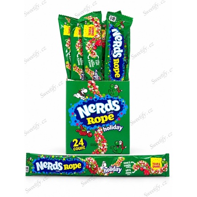 Nerds Rope Holiday Vánoční edice 26 g