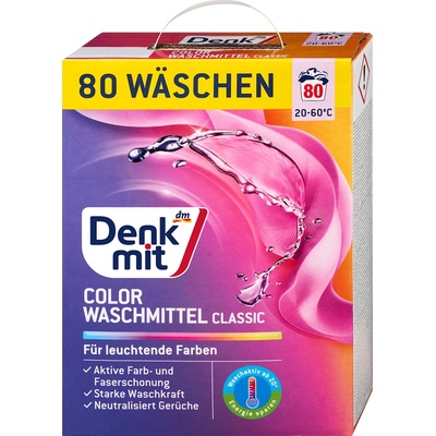 Denkmit Color Classic prací prášek na barevné prádlo 80 PD
