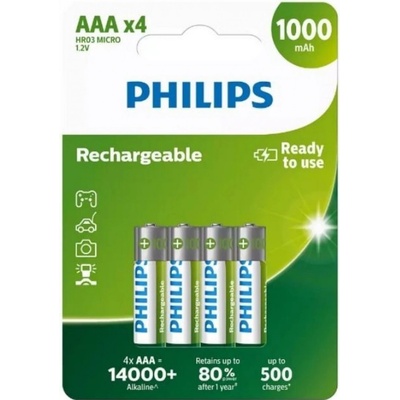 Philips AAA 1000mAh 4ks R03B4RTU10/10