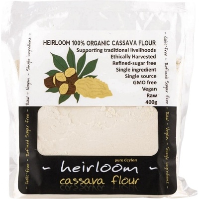 Ceylon Kokonati Raw manioková mouka Cassava 400 g