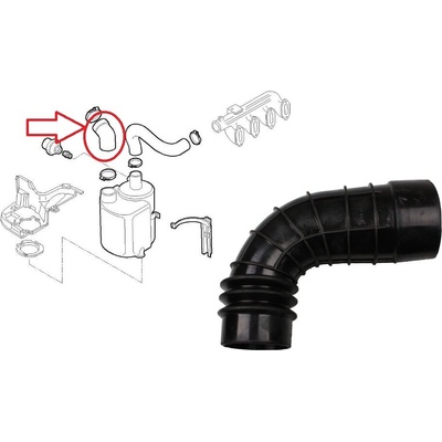 Vzduchové potrubie Iveco TurboDaily 1990-2000 2,5/2,8D nasávanie do filtra 93818573