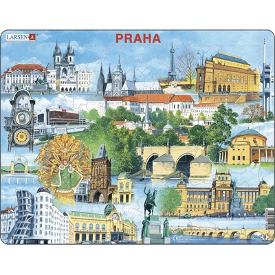 LARSEN Praha pamiatky 66 dielov