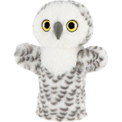 Keel Toys Keeleco plyšový maňásek na ruku eko 27 cm Sova