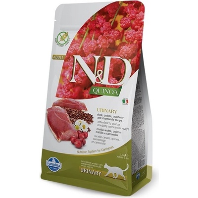 N&D Grain Free Quinoa CAT Urinary Duck & Cranberry 2 x 0,3 kg
