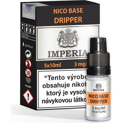Imperia báza Dripper Booster PG30/VG70 5x10 ml 3 mg