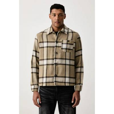 Guess pánska košeľa M6BH42.W4289 béžová