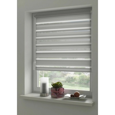 Gardinia Dvojitá roleta EasyFix s montážní lištou 90 x 150 cm šedá