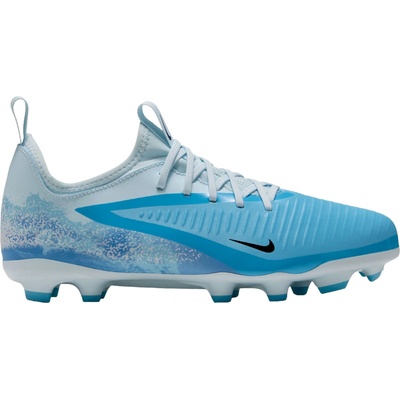 Nike JR PHANTOM 6 LOW ACADEMY MG HALLAND Světle modrá Tyrkysová Černá