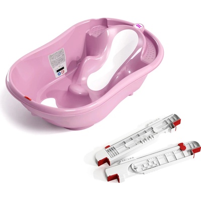 OK BABY SET Vanička rostoucí protiskluzová Onda Evolution Pink podpůrné lišty na vanu – Hledejceny.cz