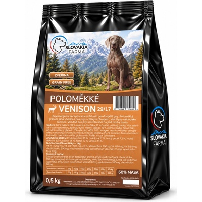 Slovakia Farma Poloměkké 30/17 Zvěřinové 0,5 kg