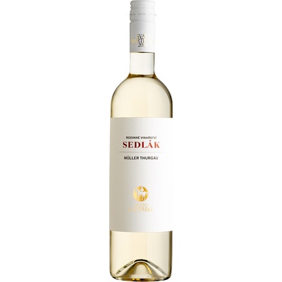 Vinařství Sedlák, Müller Thurgau Svatomartinské, jakostní, 2026, 0,75 l (holá láhev)