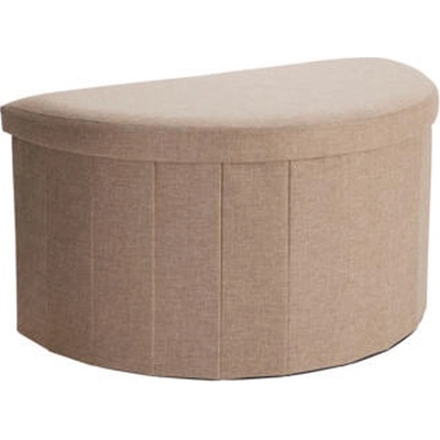 STORAGE SOLUTIONS Taburet s úložným prostorem 69 × 38 cm béžová KO-170499880bezo