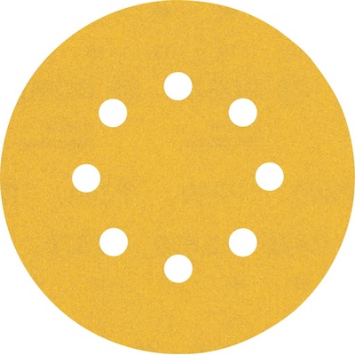 Bosch Brúsny papier EXPERT C470 s 8 otvormi pre excentrické brúsky, 125 mm, zrnitosť 240, 5 ks 2608900809