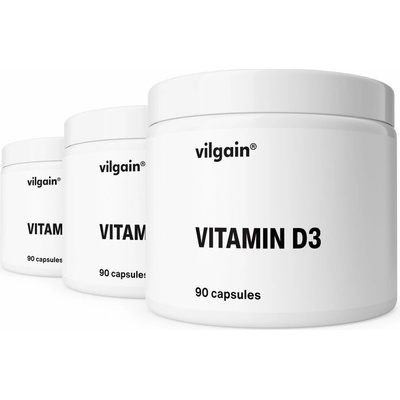 Vilgain Vitamín D3 3 × 90 kapsúl