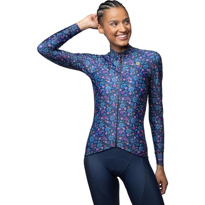 Alé PRAGMA Flowery Blue Combo LS Jersey W