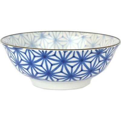 MIJ Velká mísa Starburst Indigo Ikat 19,5 cm 400 ml
