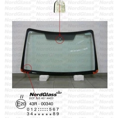 NordGlass Čelní sklo - zelené [01/03-] ASNG 3743AGNV1C