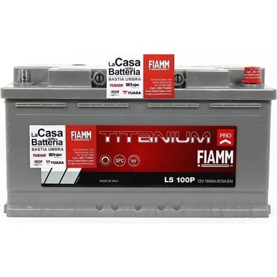 Fiamm Titanium PRO 12V 100Ah 870A L5 100+